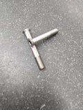 1/4-28 Flat headed guard screws in SS