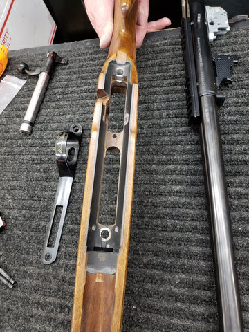 GUNSMITHING SERVICES:  Pillar bedding on pre-inletted rifle stock