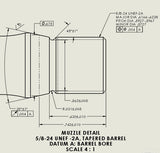 GUNSMITHING SERVICES: Muzzle Threading AND Crowning service