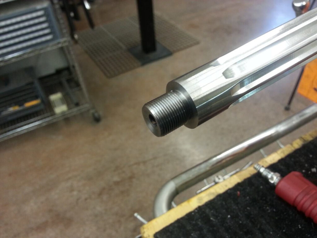 GUNSMITHING SERVICES: Muzzle threading and crowning service