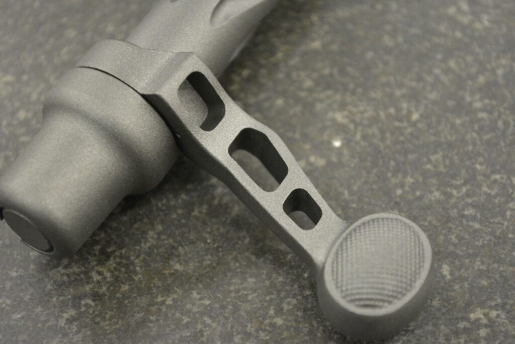 GUNSMITHING SERVICES: Bolt handle skeletonizing for the M700
