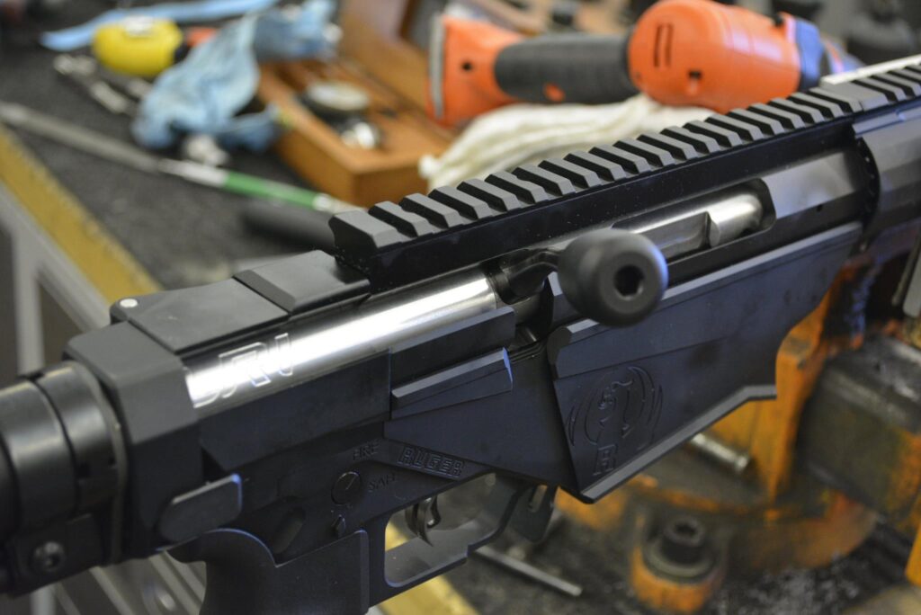 GUNSMITHING SERVICES:  Ruger RPR barrel removal and installation