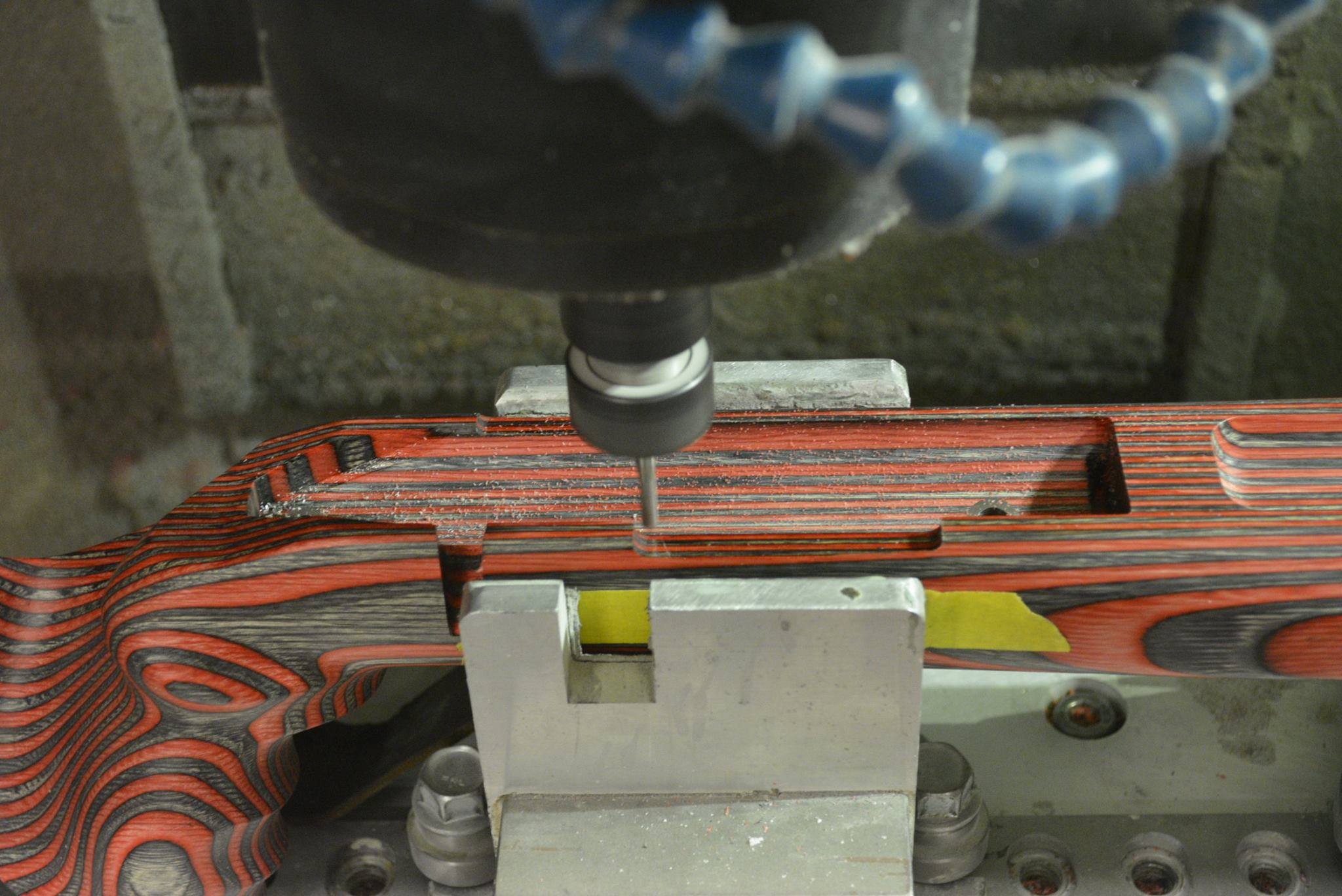 GUNSMITHING SERVICES: 3D Surface machined stock inletting - Image 13