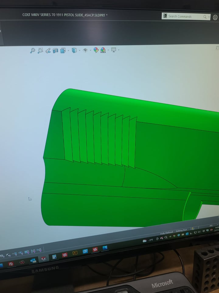 GUNSMITHING SERVICES: Colt/1911 "Brass Check" for front slide - Image 4