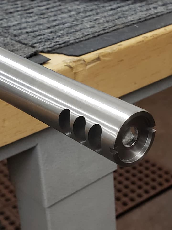 LRI Cathedral Port Muzzle Brake for ARC Mausingfield and Ruger RPR