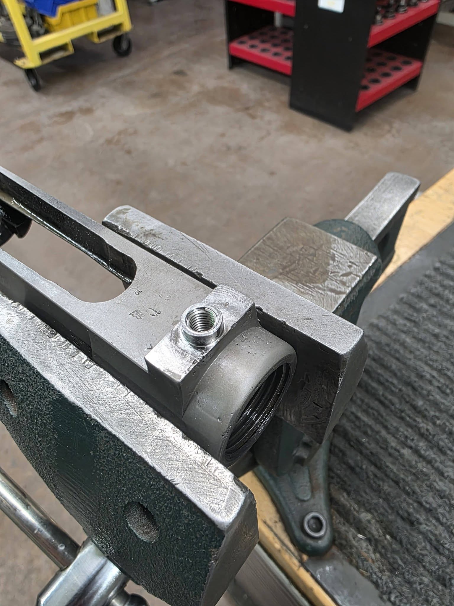 GUNSMITHING SERVICES: Receiver guard screw restoration/alteration
