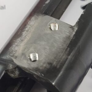 GUNSMITHING SERVICES:  Receiver scope base screw hole restoration and correction