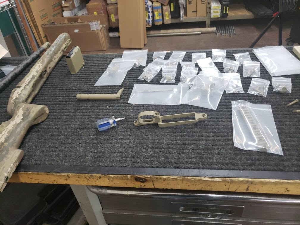 GUNSMITHING SERVICES:  Tear down and assembly