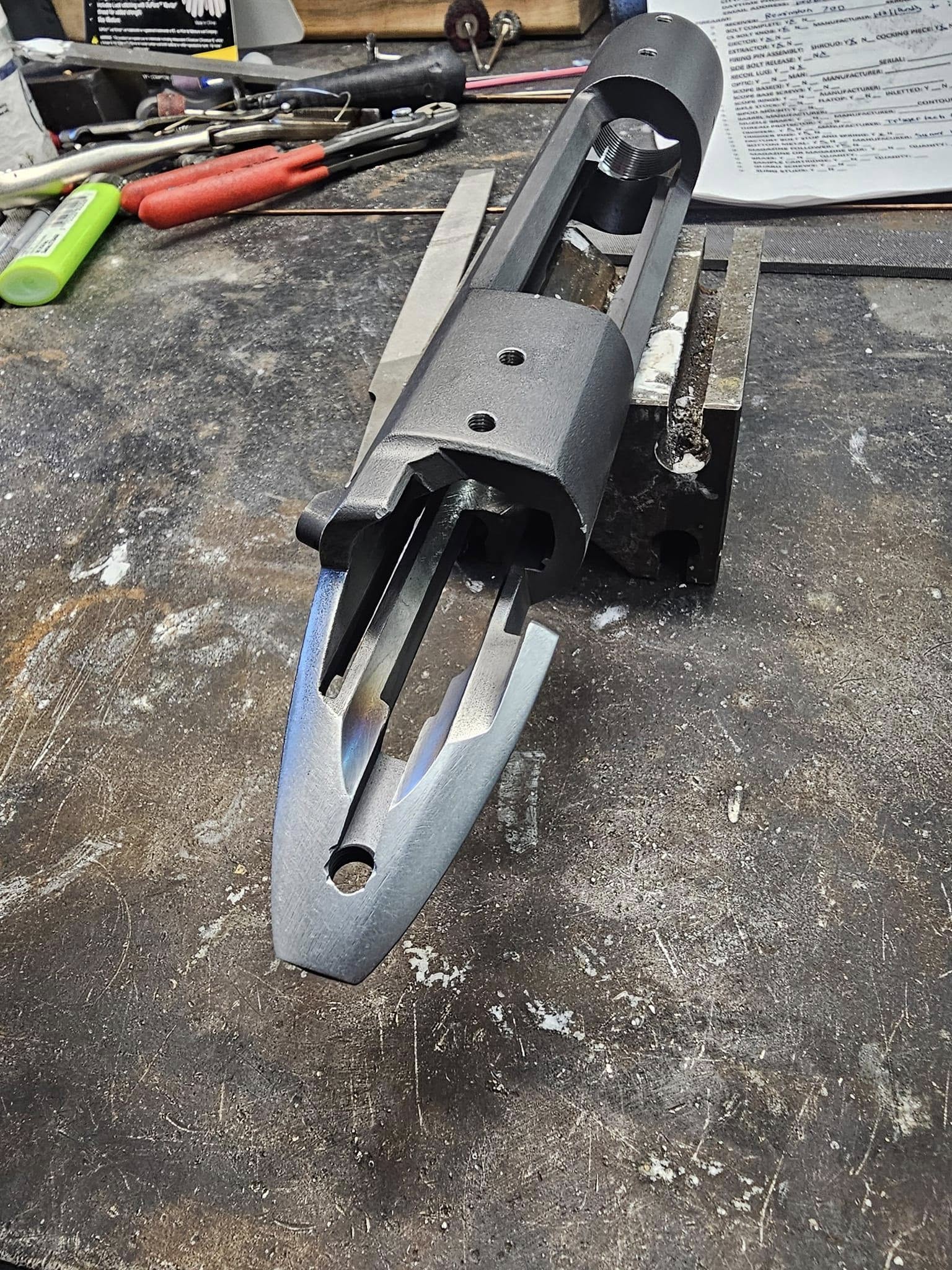GUNSMITHING SERVICES: Receiver and bolt repair_TIG welding