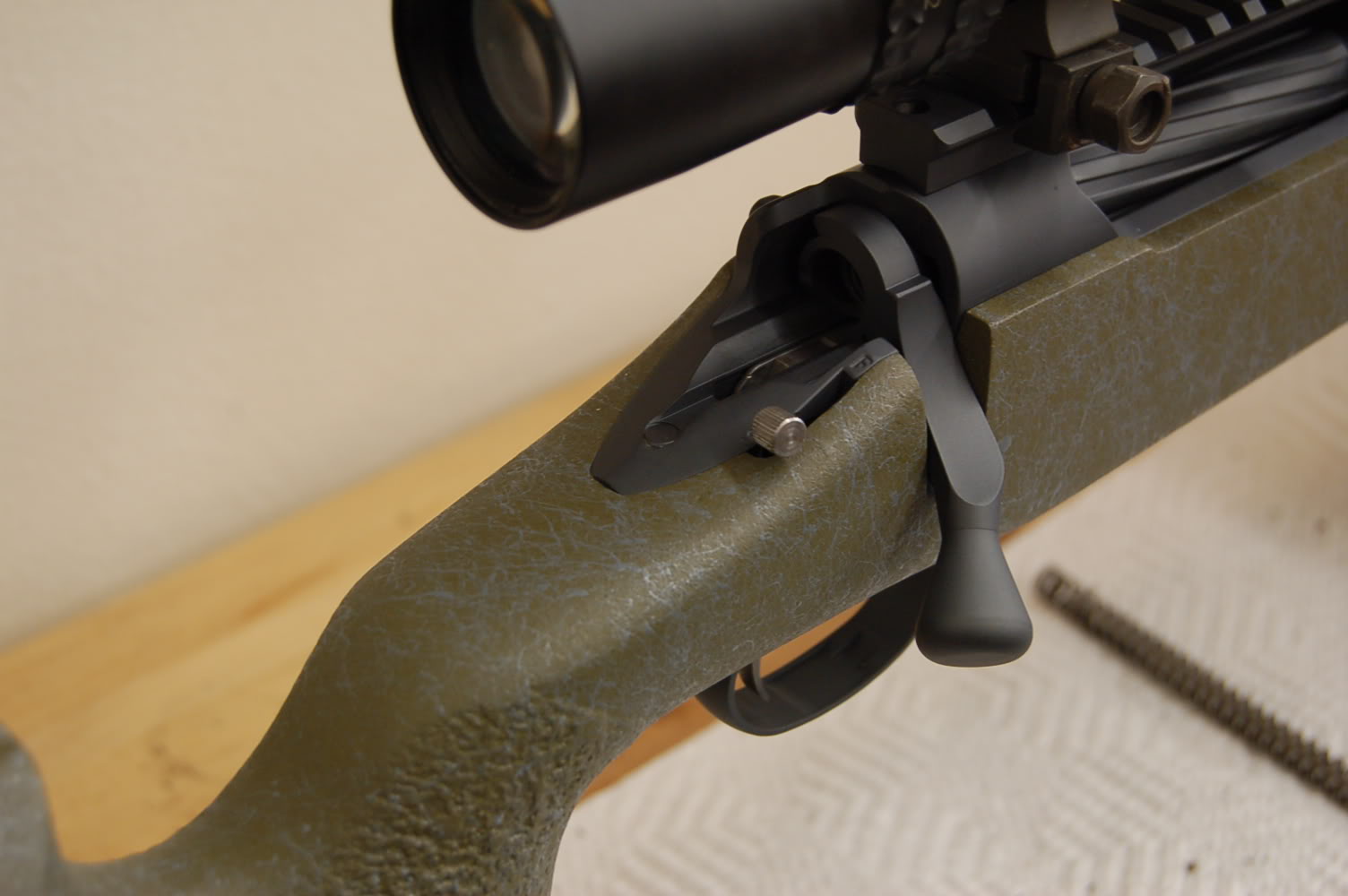 GUNSMITHING SERVICES: Two color gunstock finishing_Base color with 2nd color webbing - Image 9