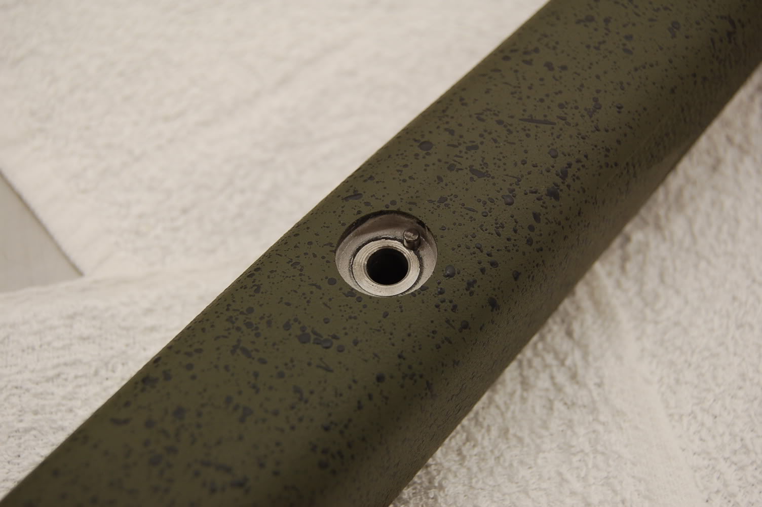 GUNSMITHING SERVICES: Two color gunstock finishing_Base color with 2nd color spatter - Image 5